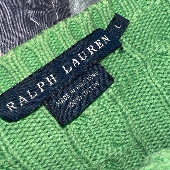 Ralph Lauren Vibrant Green Knitwear - Picture 2 of 3